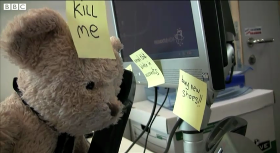 Post-It Notes: Misery Bear